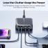 TOOCKI 67W 4-Port USB PD Charger 2USB-A+2USB-C PD QC3.0 PPS Fast Charging Desktop Charging Station EU Plug with 1.5M AC Cable for iPhone 16 16 Pro 15 14 13 Pro Max for Huawei Mate XT for Xiaomi 15 pro - Black